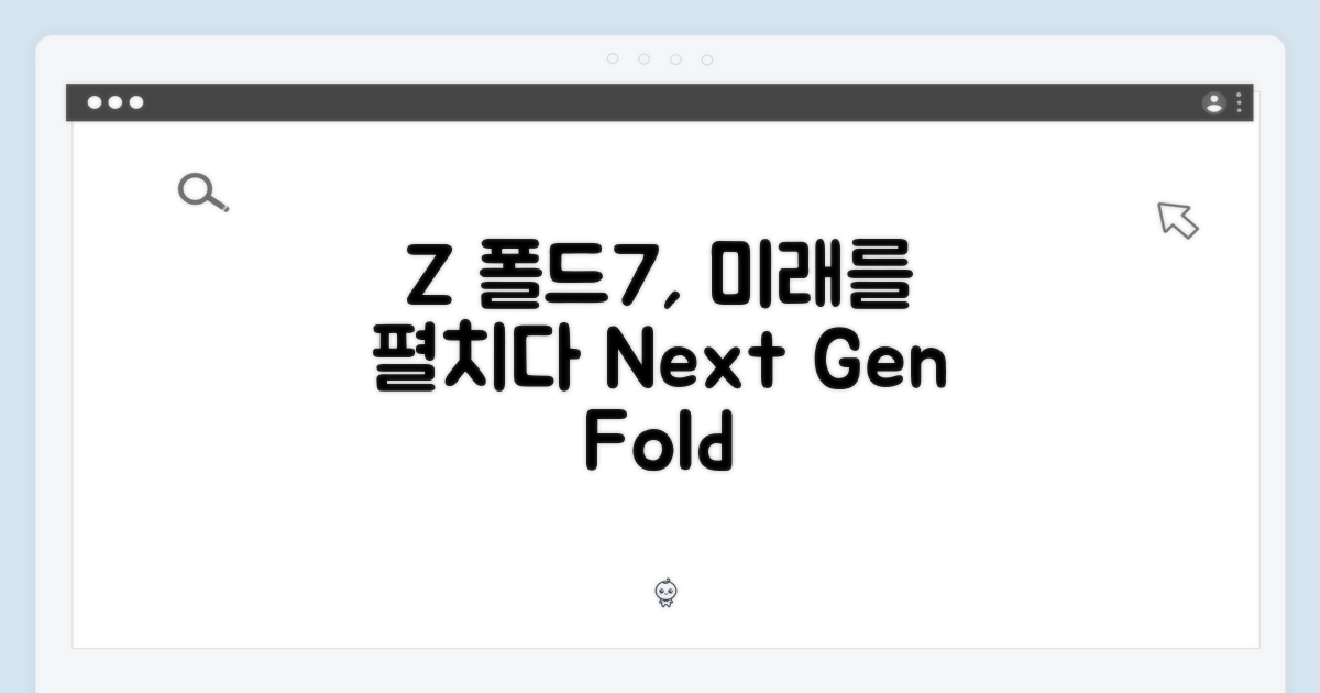 Z 폴드7, 미래를 만나다