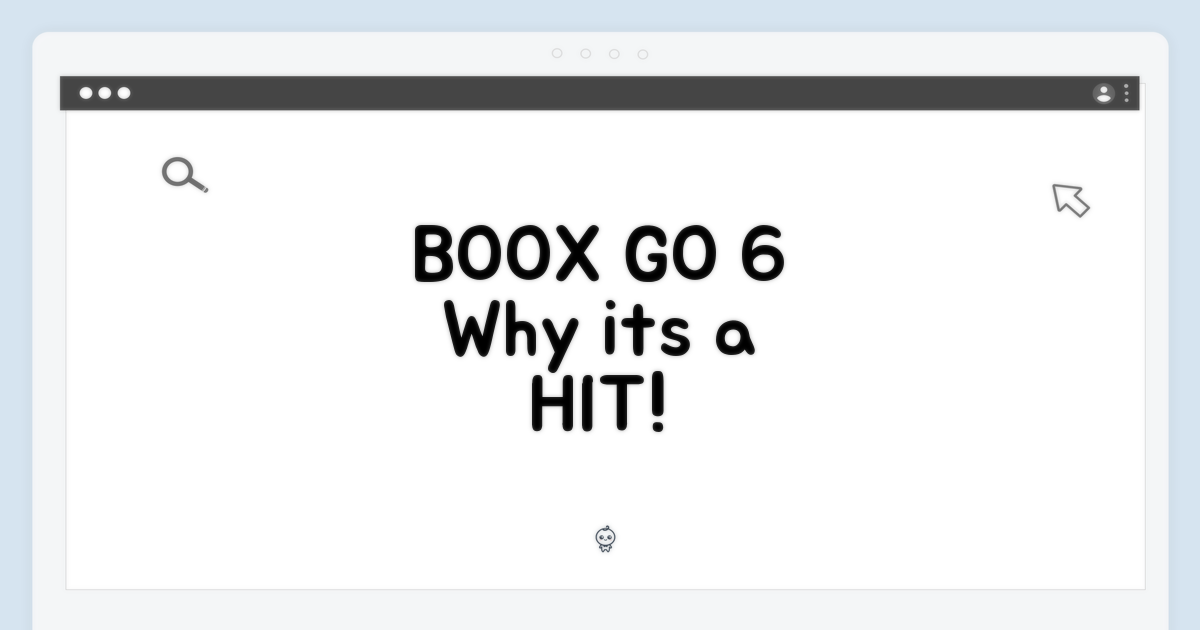 BOOX GO 6, 왜 주목할까?