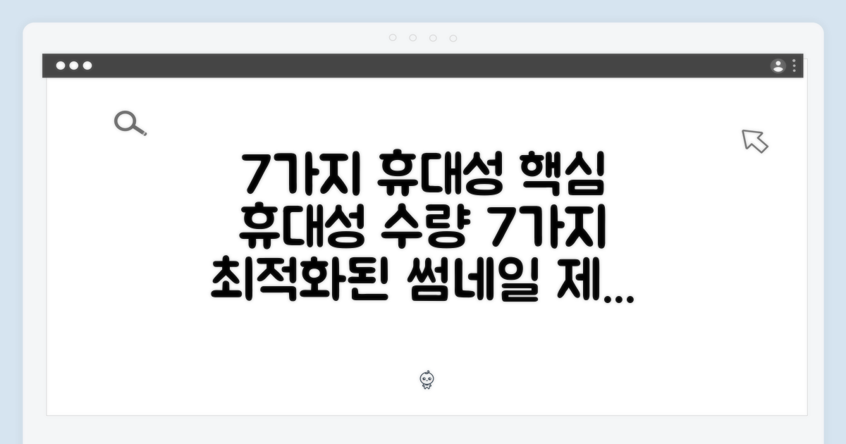 7가지 휴대성
