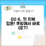 오닉스 북스 GO 6, 이북리더기 첫걸음!