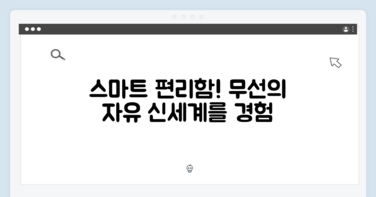 스마트한 편리함, 무선의 자유