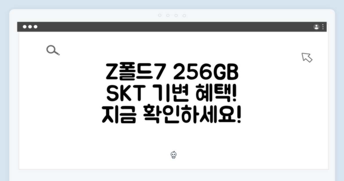 Z폴드7 256GB, SKT 기변 장점은?