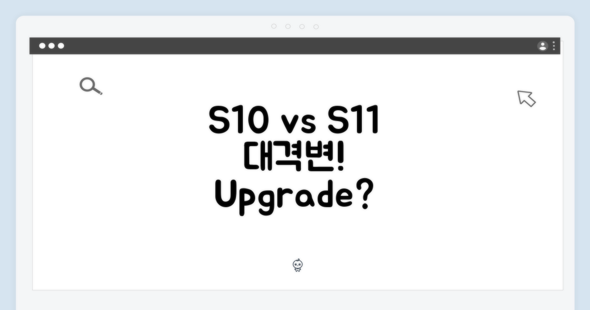 S10 vs S11, 무엇이 달라졌나