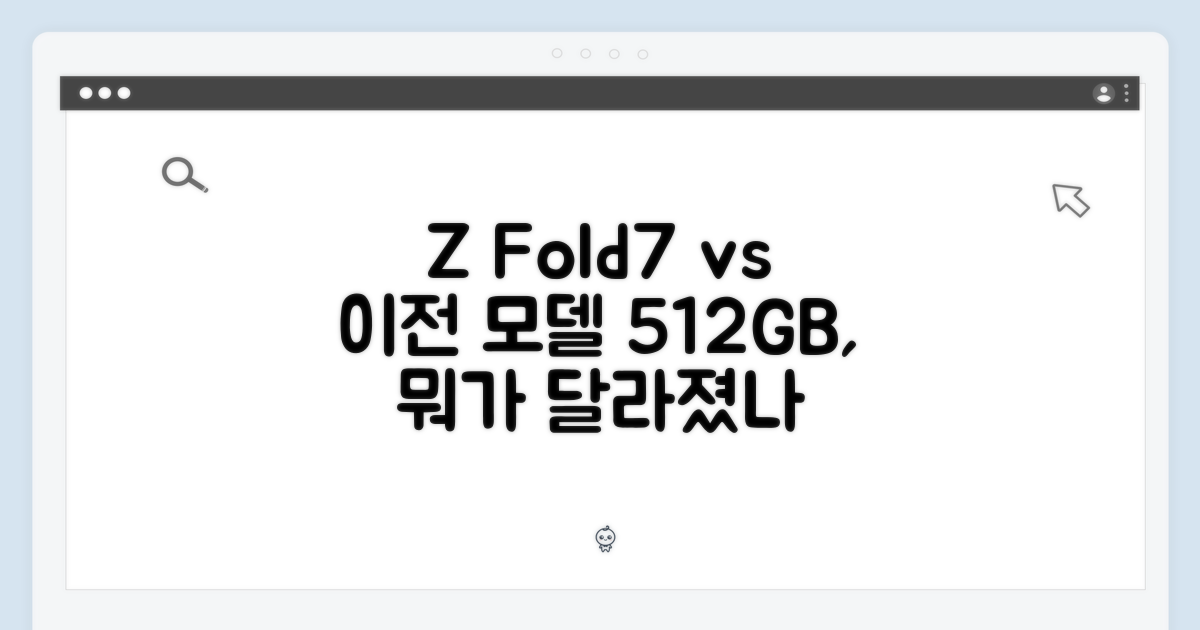 Z Fold7 512GB, 이전 모델과 무엇이 다른가