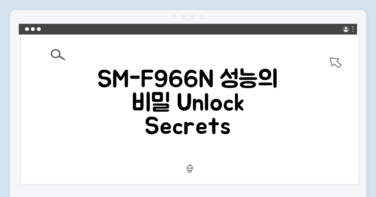 SM-F966N, 성능의 비밀을 파헤치다