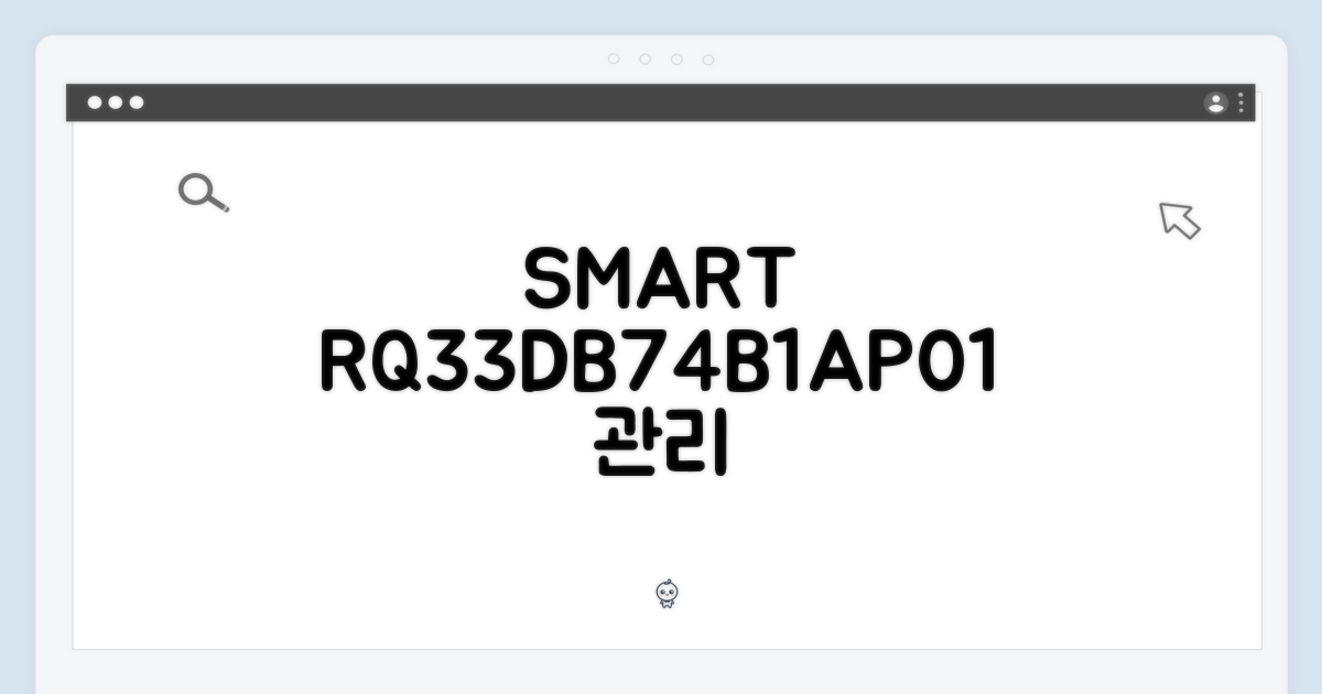 RQ33DB74B1AP01, 스마트한 관리