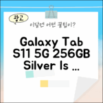 갤럭시탭 S11 5G 256GB 실버, 당신에게 딱 맞을까요?