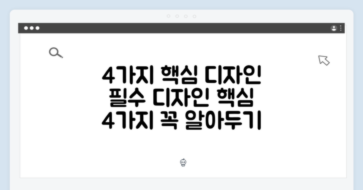 4가지 핵심 디자인