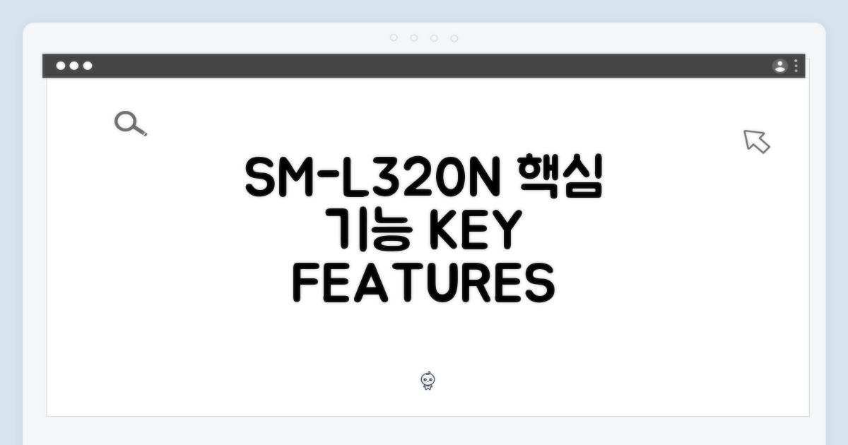 SM-L320N, 핵심 기능